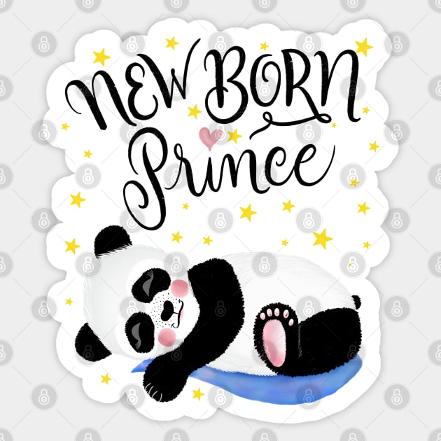 Baby Panda for boys Sticker by CalliLetters